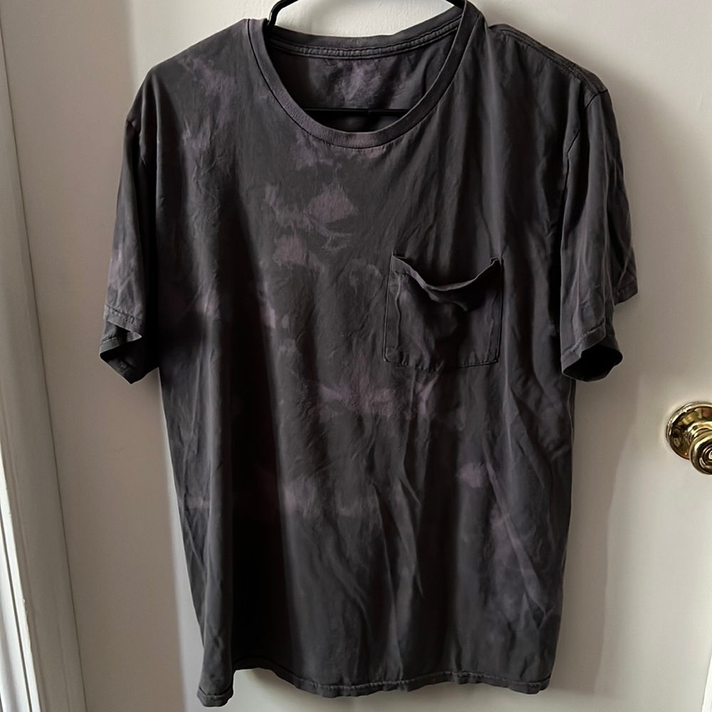 Large gray bleach tie dye